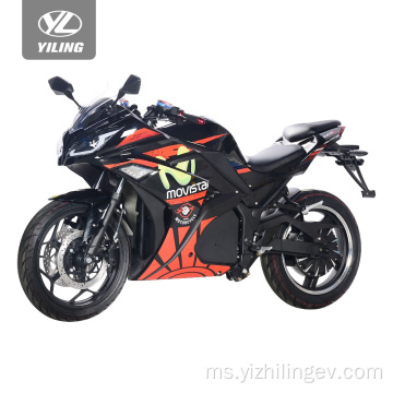 Cepat 72V Racing Electric Motorcycle 5000W 10kw untuk Dewasa